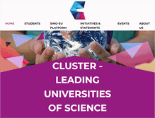 Tablet Screenshot of cluster.org